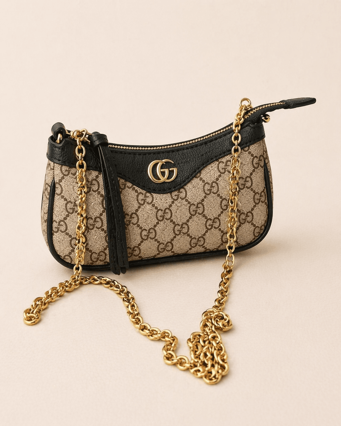 Mini GG Monogram Zincir Askılı